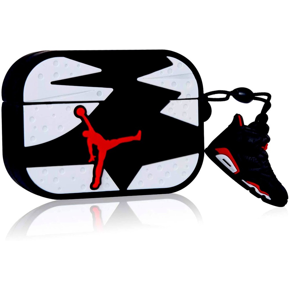 Airpod pro case Jordan white/ black